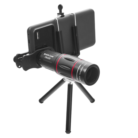 Objektfernrohr Monokular für Handy 18x Zoom