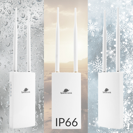 Zugangspunkt Outdoor 300Mbps IP66 Spacetronik - zdjęcie 2