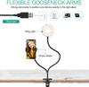 LED-Kosmetiklampe rund 9 cm Clip und Griff