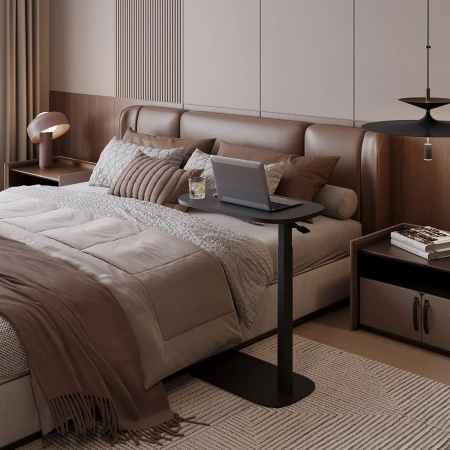 Zestaw wypoczynkowy fotel elektryczny Spacetronik Flax 04M + stolik regulowany