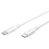 Kabel USB-C 2.0 Goobay silikonowy biały 1.5m
