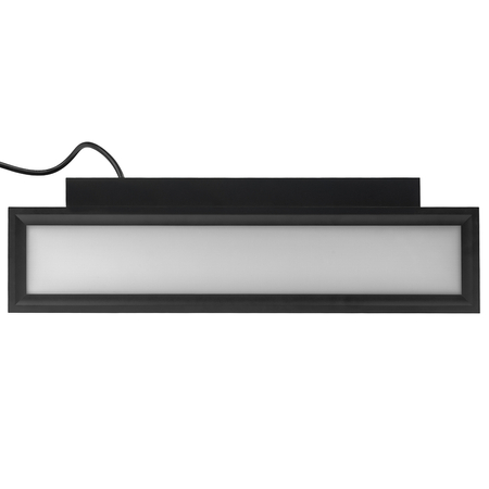 Lampa ścienna kinkiet do biura GLOW D24 40W Czarna