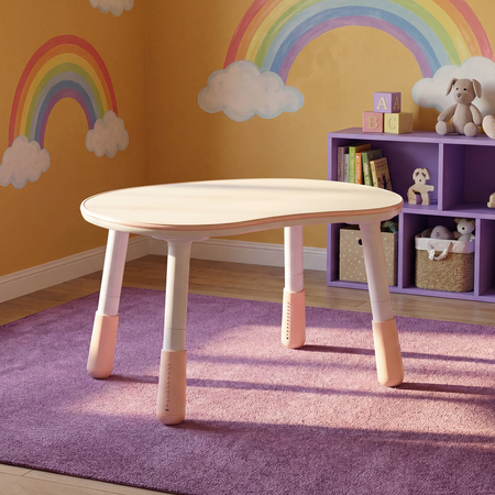 Zestaw mebli dziecięcych Spacetronik – stolik SPEX201 i sofa SPC-XD-24 różowy