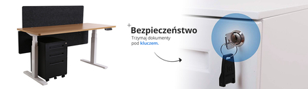 Szafka kontenerek pod biurko Spacetronik SPC-130B