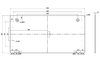 Spacetronik Schreibtisch/Tischplatte 140x80 grau