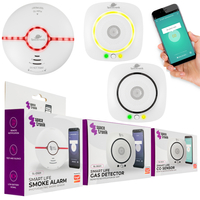 Rauch-, Gas- und Kohlenmonoxidmelder-Set Tuya SL-DZ-CDG01