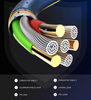 LDNIO USB-A/micro-USB Kabel mit LED 1m grau LS461M