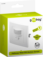Wandmontierter IR-Aufputz-Bewegungsmelder 160st 9m Goobay
