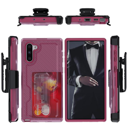Etui Iron Armor 3 Samsung Galaxy Note10 różowy - zdjęcie 2