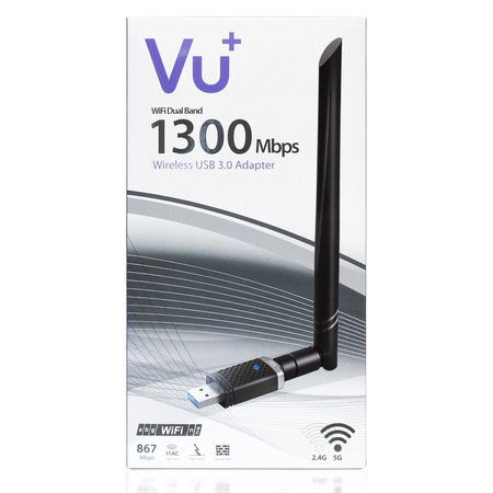 Adapter WiFi VU+ 1300 mbps 2.4GHz 5GHz 6dBi