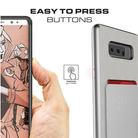 Etui Exec 2 Samsung Galaxy Note8 silber