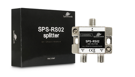 Rozgałęźnik TV anteny 1/2 5-2400 MHz Spacetronik SPS-RS02