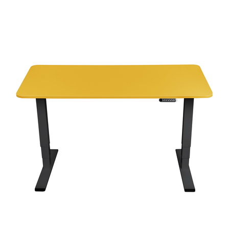 Uniwersalny blat pod biurko 130x65cm Musztardowy