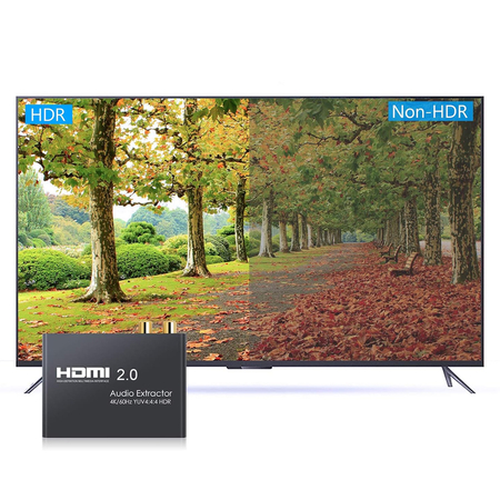 Extractor HDMI-HDMI + Audio SPDIF lub R/L SPH-AE03