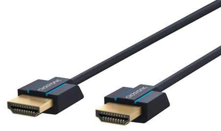 CLICKTRONIC HDMI 2.0 4K 60Hz Super Slim Kabel 05m - zdjęcie 2