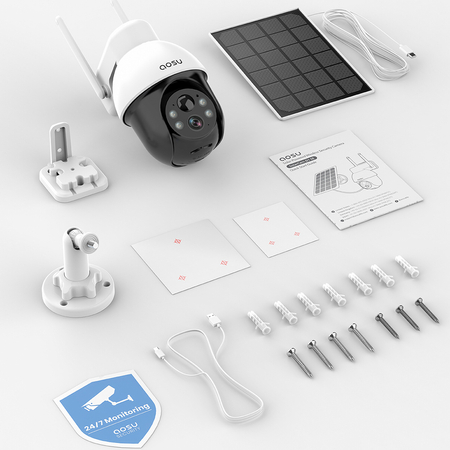 Kamera zewnętrzna solarna Aosu SL-C9E