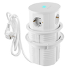 Gniazda Elektryczne do Blatu Ładowarka Indukcyjna USB okrągłe Wysuwane Spacetronik SPS-R3D6W V2