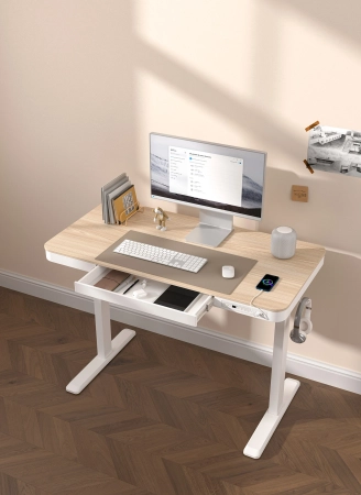 Eleganckie Biurko z Elektryczną Regulacją Wysokości Spacetronik Astrid SPE-B126WO OUTLET