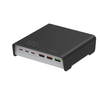 Wielofunkcyjna czarna stacja ładująca 120W LDNIO Q605 6 portów USB (3 USB-C, 3 USB-A)