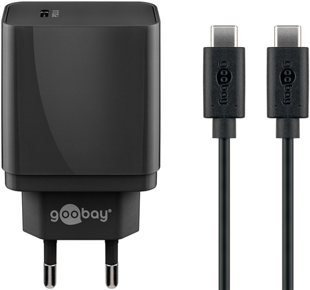 USB-C PD 18W Goobay Netzladegerät + 1m Kabel - zdjęcie 2