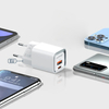 Ladegerät mit Kabel Apple MFI Lizenz 20W 2x USB