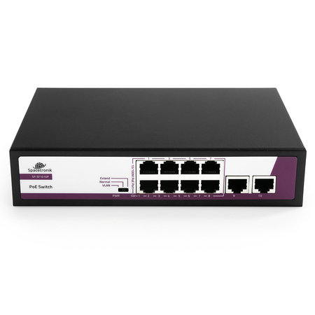 SWITCH 10-portowy 100Mbps POE 120W SP-SF1010P