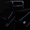 Wysoka podstawka pod laptopa Spacetronik czarna