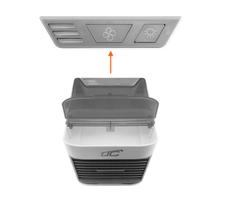 Klimatyzator Mały Mini Mobilny przenośny  pod USB 10W LTC WT09