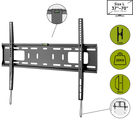 TV-Halter Goobay PRO FIXED L 37"-70" bis zu 50kg