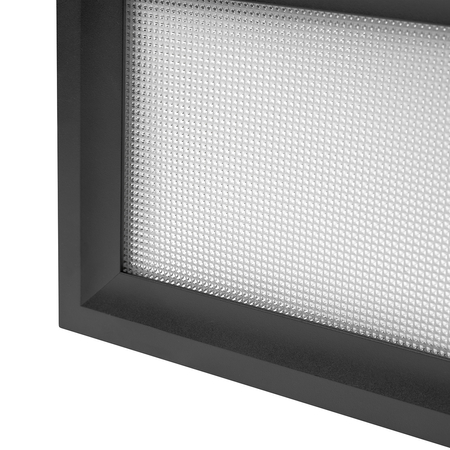 Lampa ścienna kinkiet do biura GLOW D24 40W Czarna
