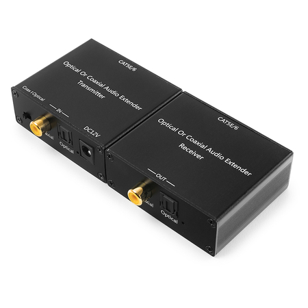 Przedłużacz Transmiter Audio Coaxial Toslink 150m LAN SPA-LHF01