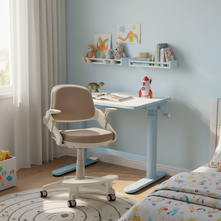 Fotel obrotowy dziecięcy Spacetronik SPC-XD10C Szare Outlet C+