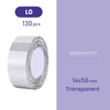 Etykiety na rolce do drukarek Niimbot z serii D przeźroczyste 14x50mm 130 sztuk
