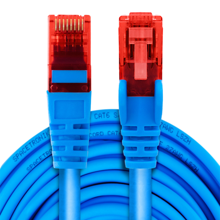 RJ45 CAT 6 U/UTP AWG24 blau 10m Kabel - zdjęcie 2