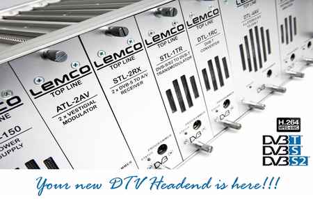 Modulator cyfrowy LEMCO HDMOD-2 DVB-T HD