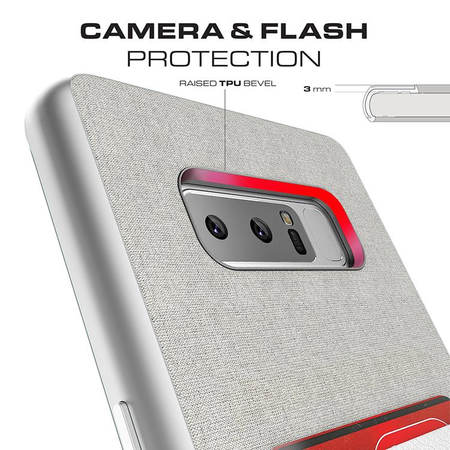 Etui Exec 2 Samsung Galaxy Note8 srebrny