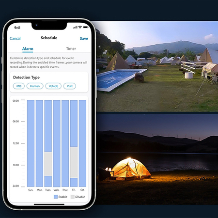 Kamera solarna LTE Reolink Go PT Ultra 4K szara