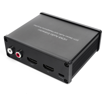 Extractor HDMI na HDMI + Audio R/L i wzmacniacz słuchawkowy Spacetronik SPH-AE11
