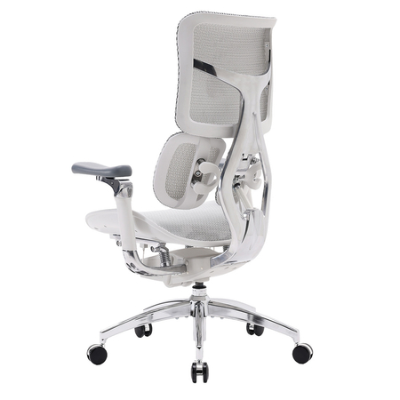 Ergonomiczny fotel biurowy Spacetronik SPRINGLE 66, czarny, rozkładany