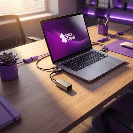 Karta sieciowa LAN 1Gbps Adapter USB 3.0 USB-C na gniazdo RJ45 SPU-A16