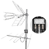 Zestaw naziemny DVB-T/T2 Spacetronik EOS UHF VHF pol. H (MUX-8) zwrotnica SP-CT211