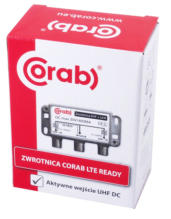 Corab ZWR0001 LTE UHF+VHF Diplexer