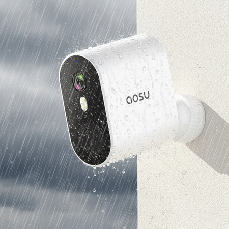 Zestaw 2 kamer zewnętrznych + stacja 32GB Aosu SL-C6S-2H