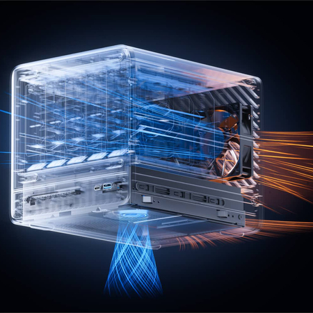 Minisforum NAS N5 Ryzen 7 255, 16+128