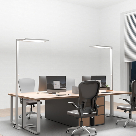 Lampa wolnostojąca biurowa LED GLOW D24 80W Biała