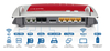 AVM Fritz!Box 7369 Router N 2.4GHz 300Mbps ADSL USB