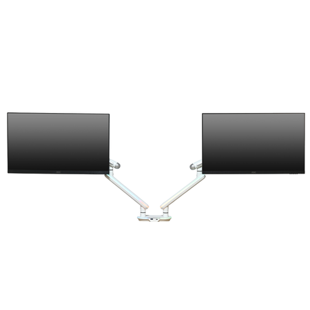 Podwójne Ramię do Monitora SPAF120LUW Białe