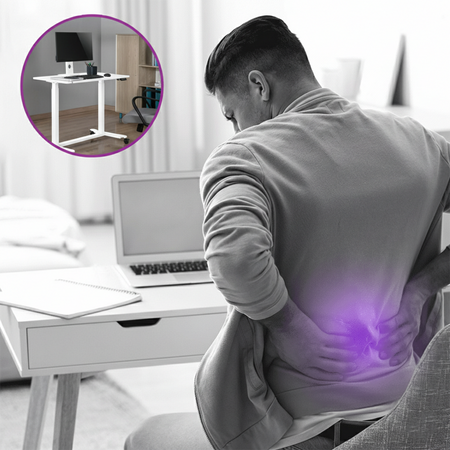 Buddy 04 verstellbarer Rolltisch weiß