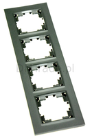 Vierfacher Rahmen - Ecke 60 Aluminium