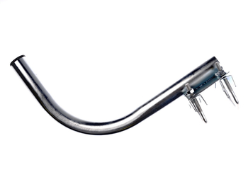 Uchwyt balkonowy do anteny gięty L-40cm mocowanie dolne